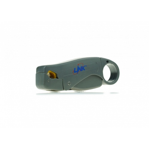 LINK คีมปอกสาย RG6 สำหรับเข้าหัว BNC รุ่น UC-8256 สีเทา