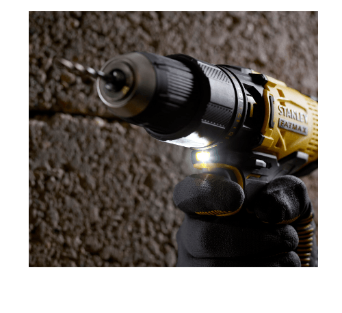 STANLEY สว่านกระแทกไร้สาย 20V รุ่น SCD711D2KA-B1 พร้อมแบตเตอรี่ 2.0 Ah และดอกสว่าน 100 ชิ้น