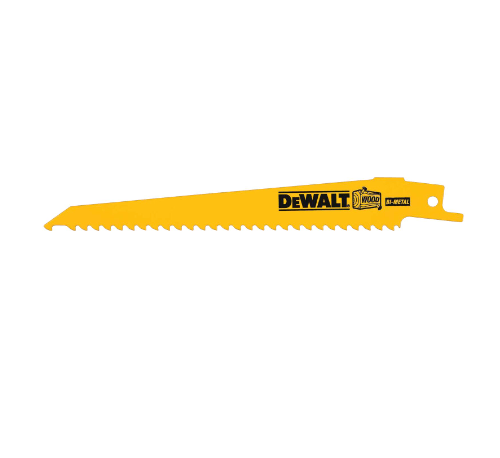 DEWALT ใบเลื่อยชัก 6 นิ้ว DW4802 ตัดไม้ (Pack 5) 