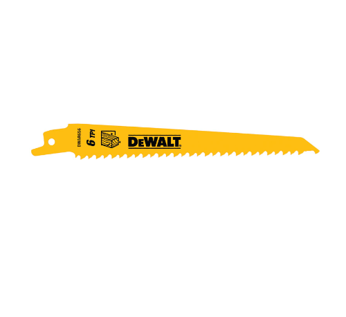 DEWALT ใบเลื่อยชัก 6 นิ้ว DW4802 ตัดไม้ (Pack 5) 