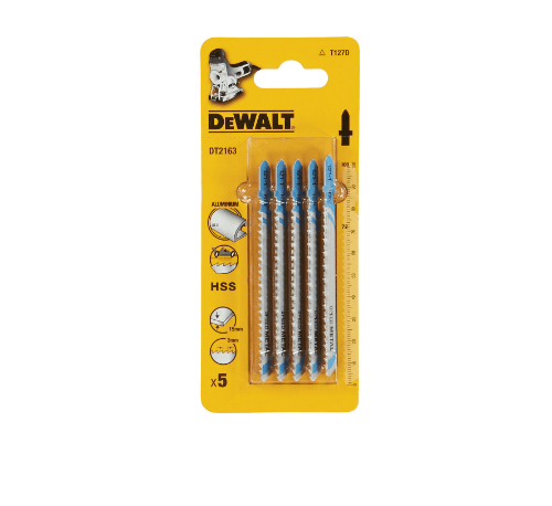 DEWALT ใบเลื่อยจิ๊กซอว์ 100 มม. DT2163-QZ ตัดอลูมิเนียม(Pack 5) 