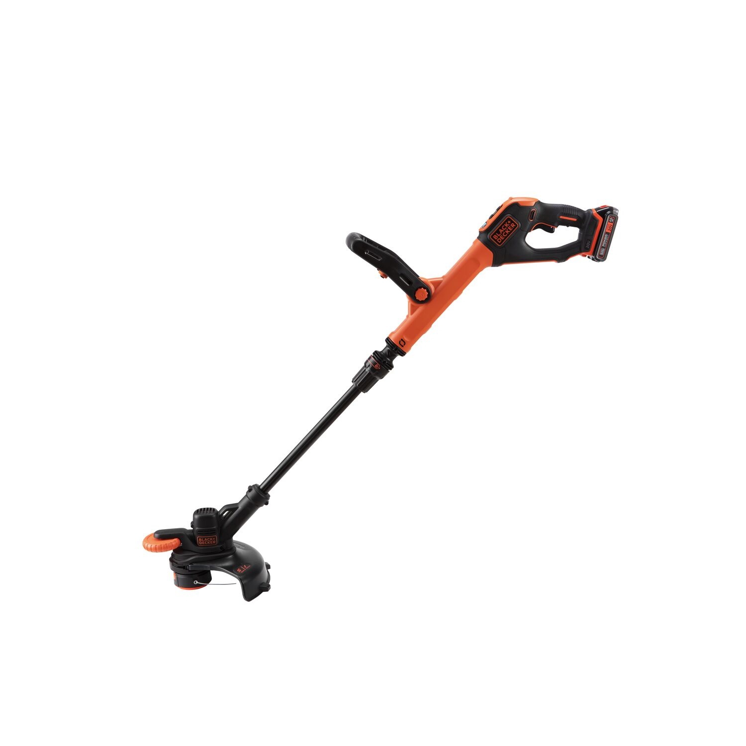 BLACK+DECKER เครื่องเล็มหญ้าไร้สาย 18V BCBT1820D1-B1 พร้อมหัวเส้นเอ็นและใบเรซิน(ใบมีดแบบพลาสติก)