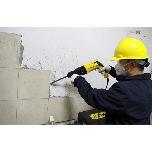 STANLEY สว่านโรตารี 3 ระบบ 26มม. 800W เปลี่ยนหัวได้ รุ่น SHR264KA-B1 แถมดอกสว่าน 6 ชิ้น