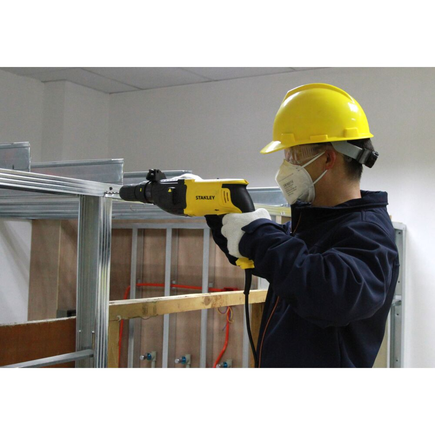 STANLEY สว่านโรตารี 3 ระบบ 26มม. 800W เปลี่ยนหัวได้ รุ่น SHR264KA-B1 แถมดอกสว่าน 6 ชิ้น