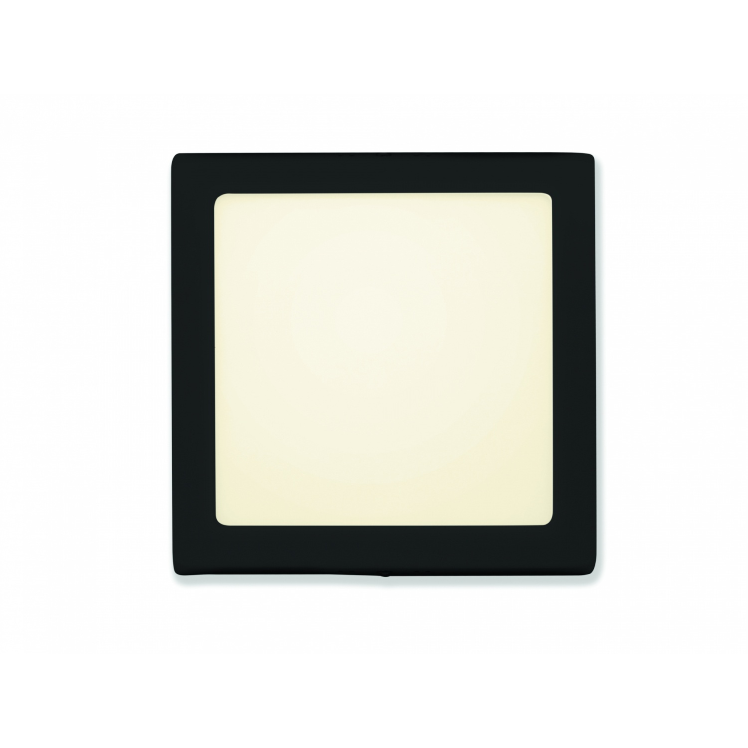 GATA ดาวน์ไลท์ LED แบบติดลอยหน้าเหลี่ยม 6 นิ้ว 12 วัตต์ 3 แสง สีดำ