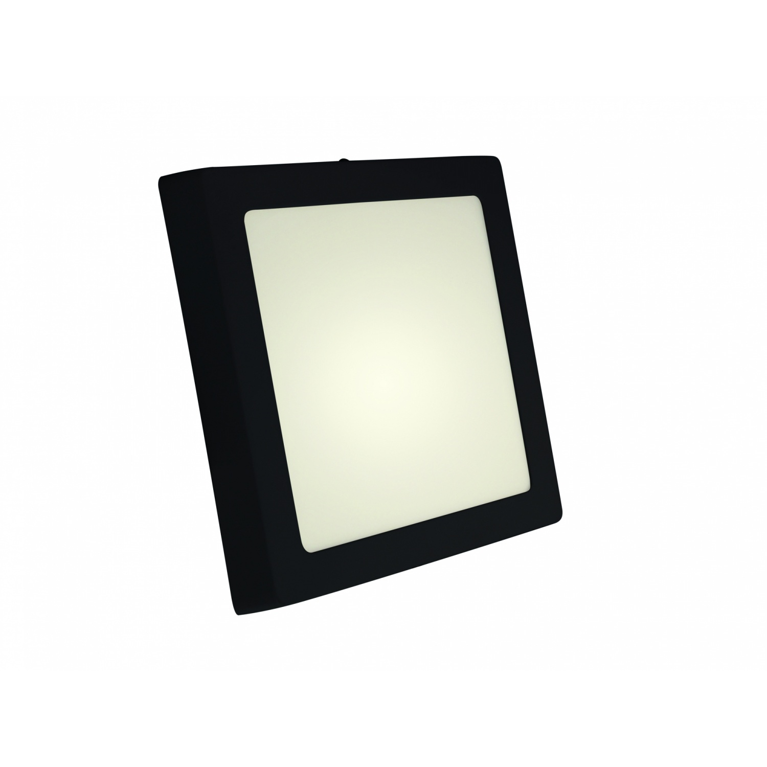 GATA ดาวน์ไลท์ LED แบบติดลอยหน้าเหลี่ยม 8นิ้ว 18วัตต์ 3 แสง สีดำ