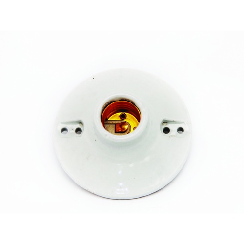 GATA ขั้วแป้นเซรามิค E27 รุ่น 27506 สีขาว