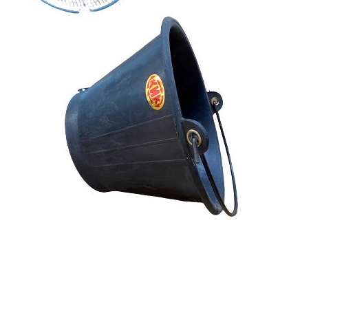 KNK ถังปูนยางไนล่อน รุ่น หูเหล็ก GB1(หนา) ขนาด 6 ลิตร สีดำ