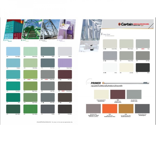 Captain สีเคลือบเงา กัปตัน เบส A 1 กล.