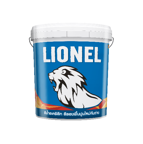 Captain สีรองพื้นปูนใหม่ ไลโอเนล #01000 ถัง สีขาว