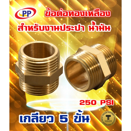 PP นิปเปิ้ลทองเหลือง ผผ. 1/2 รุ่น 300479