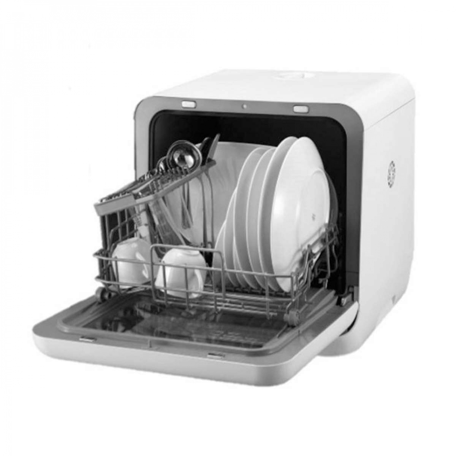 TOSHIBA เครื่องล้างจานตั้งโต๊ะ (22 ชิ้น) DWS-22ATH(K) สีขาว/ดำ