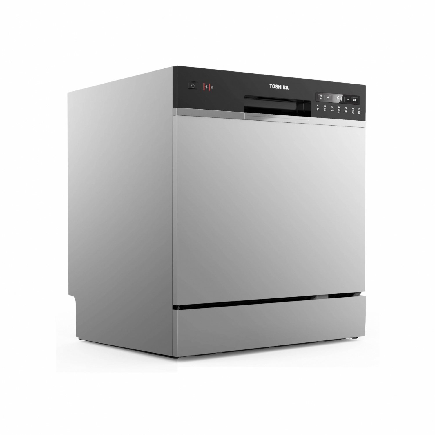 TOSHIBA เครื่องล้างจานตั้งโต๊ะ (96 ชิ้น) DW-08T1(S)-TH สีเงิน