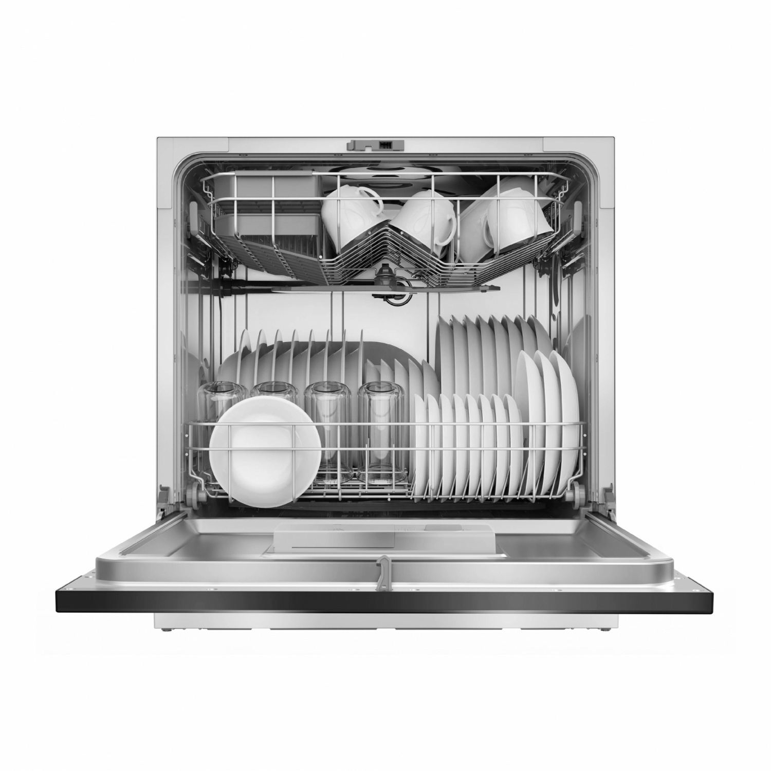 TOSHIBA เครื่องล้างจานตั้งโต๊ะ (96 ชิ้น) DW-08T1(S)-TH สีเงิน