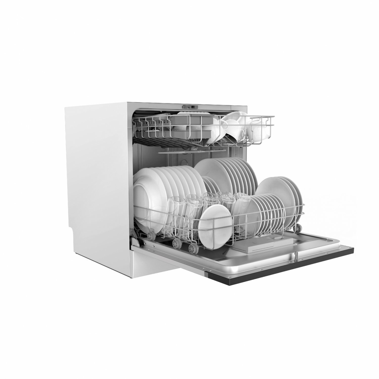 TOSHIBA เครื่องล้างจานตั้งโต๊ะ (96 ชิ้น) DW-08T1(S)-TH สีเงิน