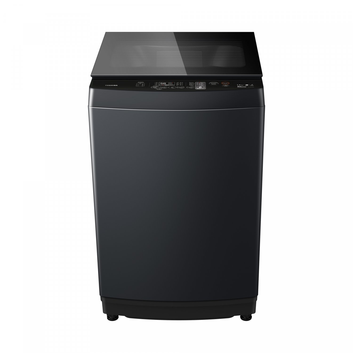 TOSHIBA เครื่องซักผ้าฝาบน ขนาด 14 กก. รุ่น AW-DUM1500LT(MK) สีเทา