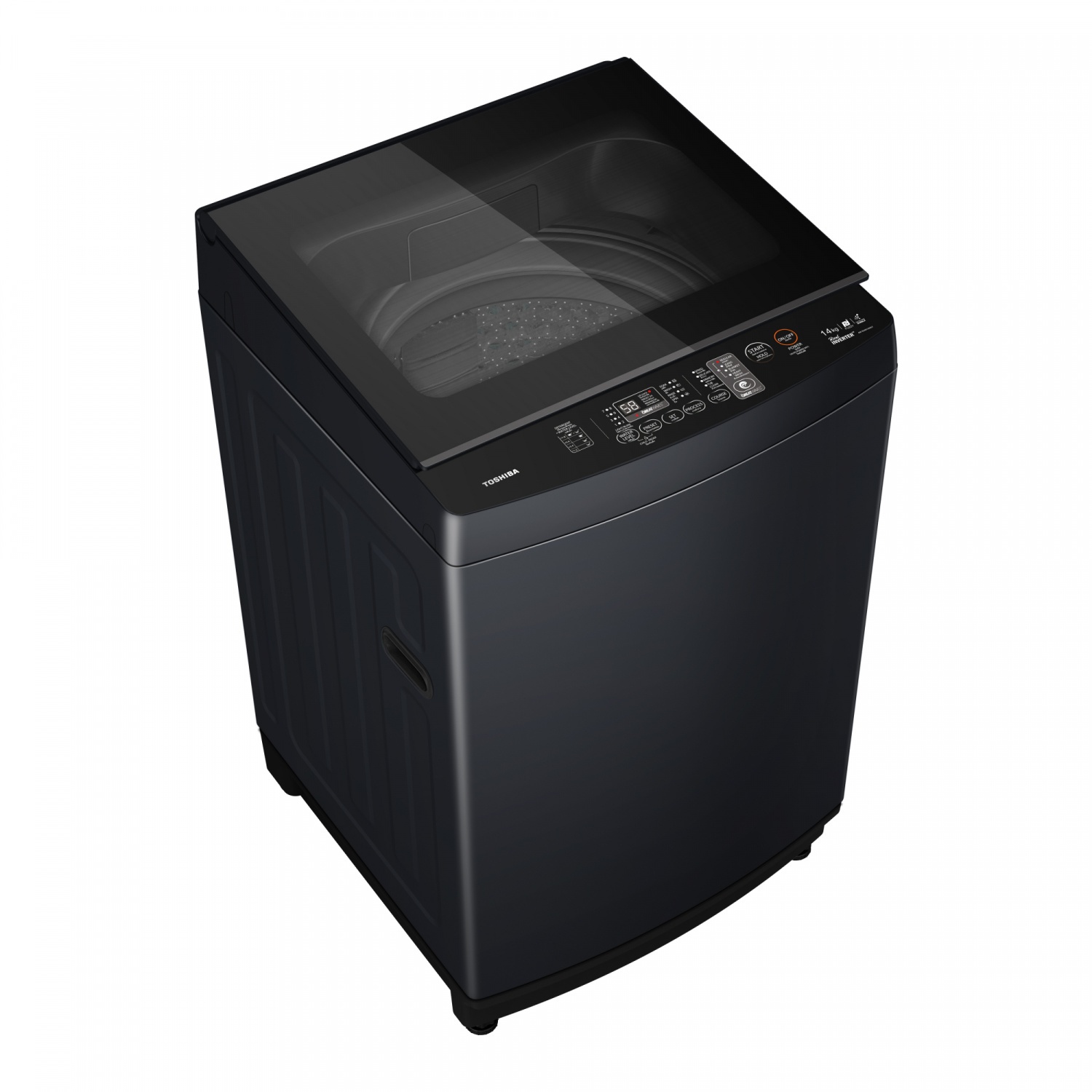 TOSHIBA เครื่องซักผ้าฝาบน ขนาด 14 กก. รุ่น AW-DUM1500LT(MK) สีเทา
