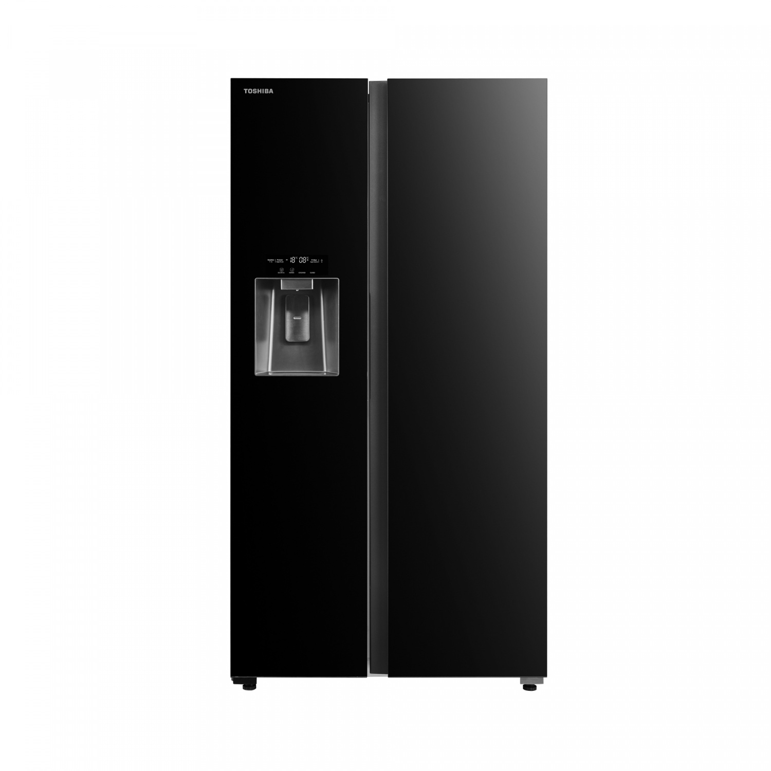 TOSHIBA ตู้เย็นSBS 20.0 คิว GR-RS755WIA-PGTH(22) กระจกดำ