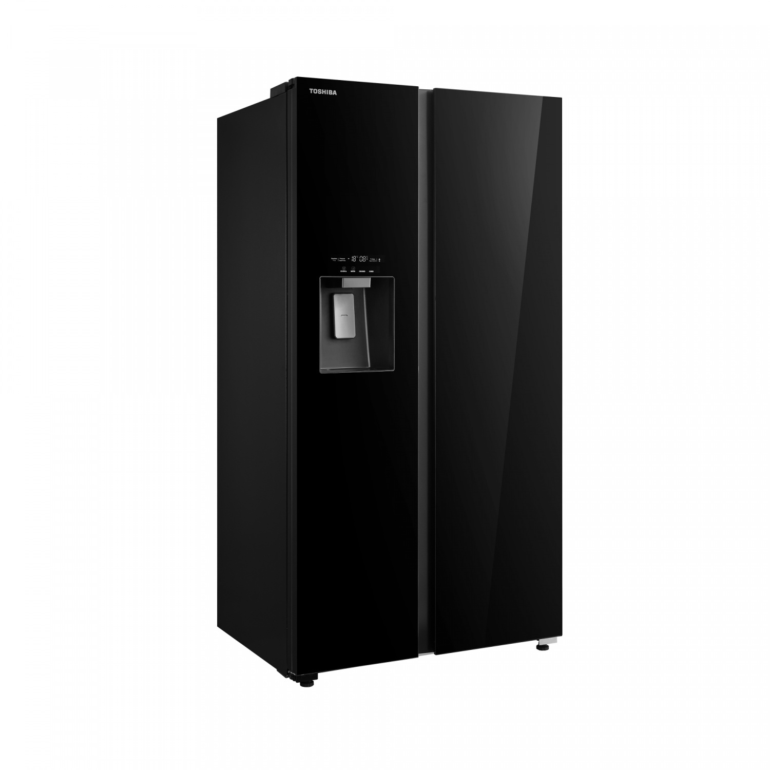 TOSHIBA ตู้เย็นSBS 20.0 คิว GR-RS755WIA-PGTH(22) กระจกดำ