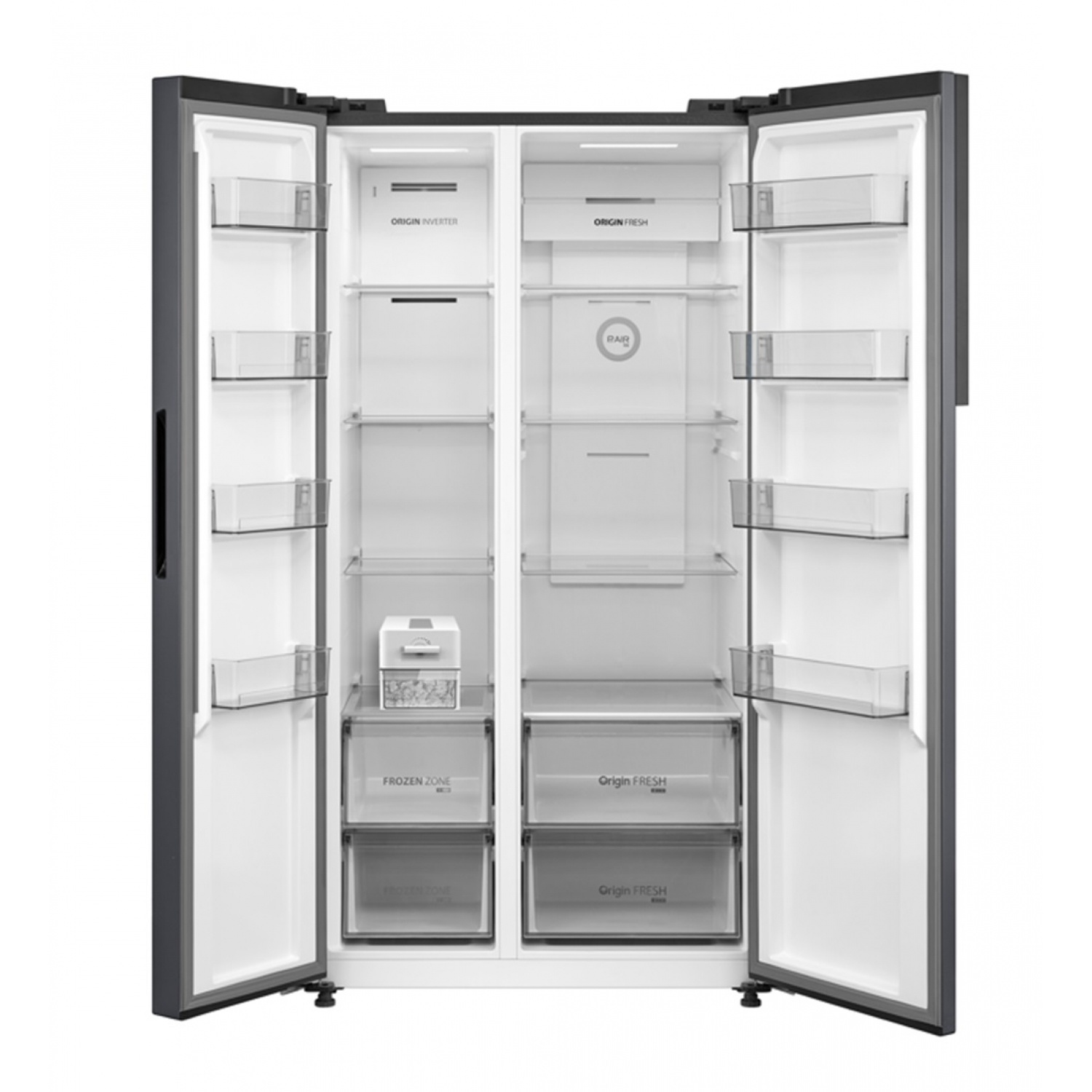 TOSHIBA ตู้เย็นSBS 20.6 คิว  รุ่น GR-RS780WI-PMT(06) สีเทา