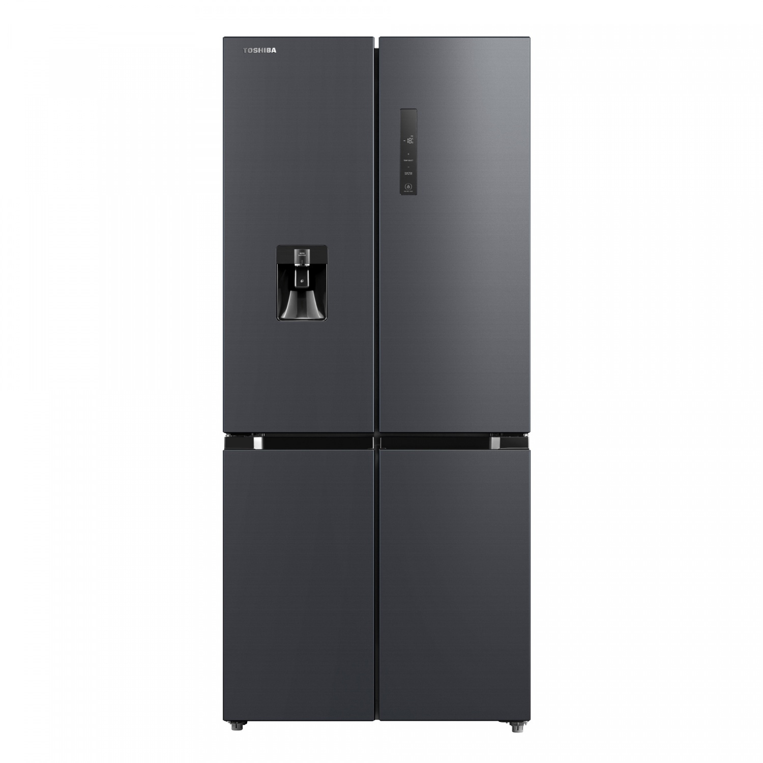 TOSHIBA ตู้เย็น 4 ประตู 18.0 คิว GR-RF605WI-PMT(06) สีเทา