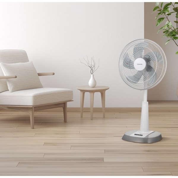 TOSHIBA พัดลมสไลด์ 16นิ้ว F-ALC50TH(H) สีเทา