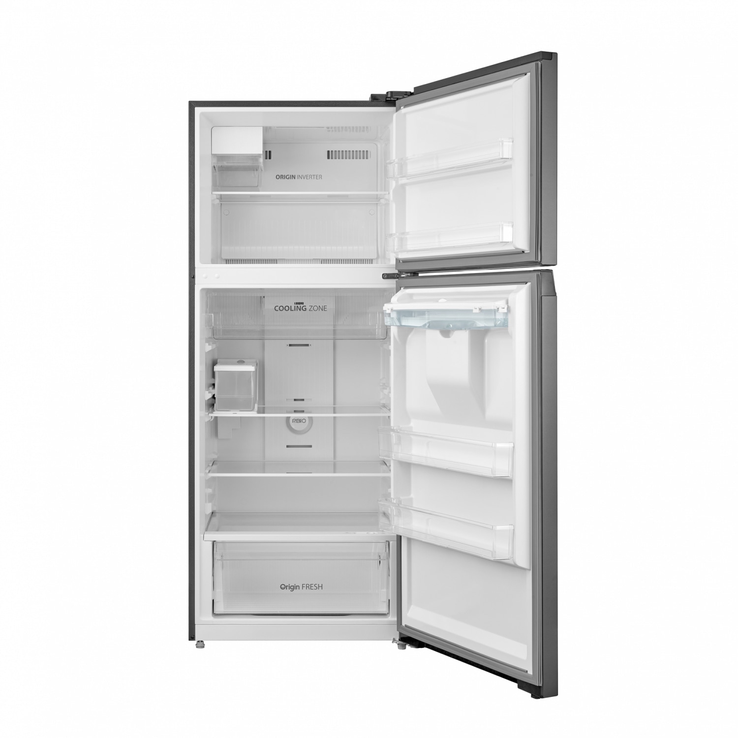 TOSHIBA ตู้เย็น 2 ประตู ขนาด 14.4 คิว รุ่น GR-RT535WEA-PMTH(06) สีเทา