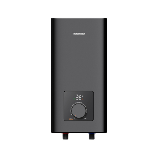 TOSHIBA เครื่องทำน้ำอุ่น ขนาด 5919 วัตต์ รุ่น TWH-60EFNTH(K)-RS สีดำ