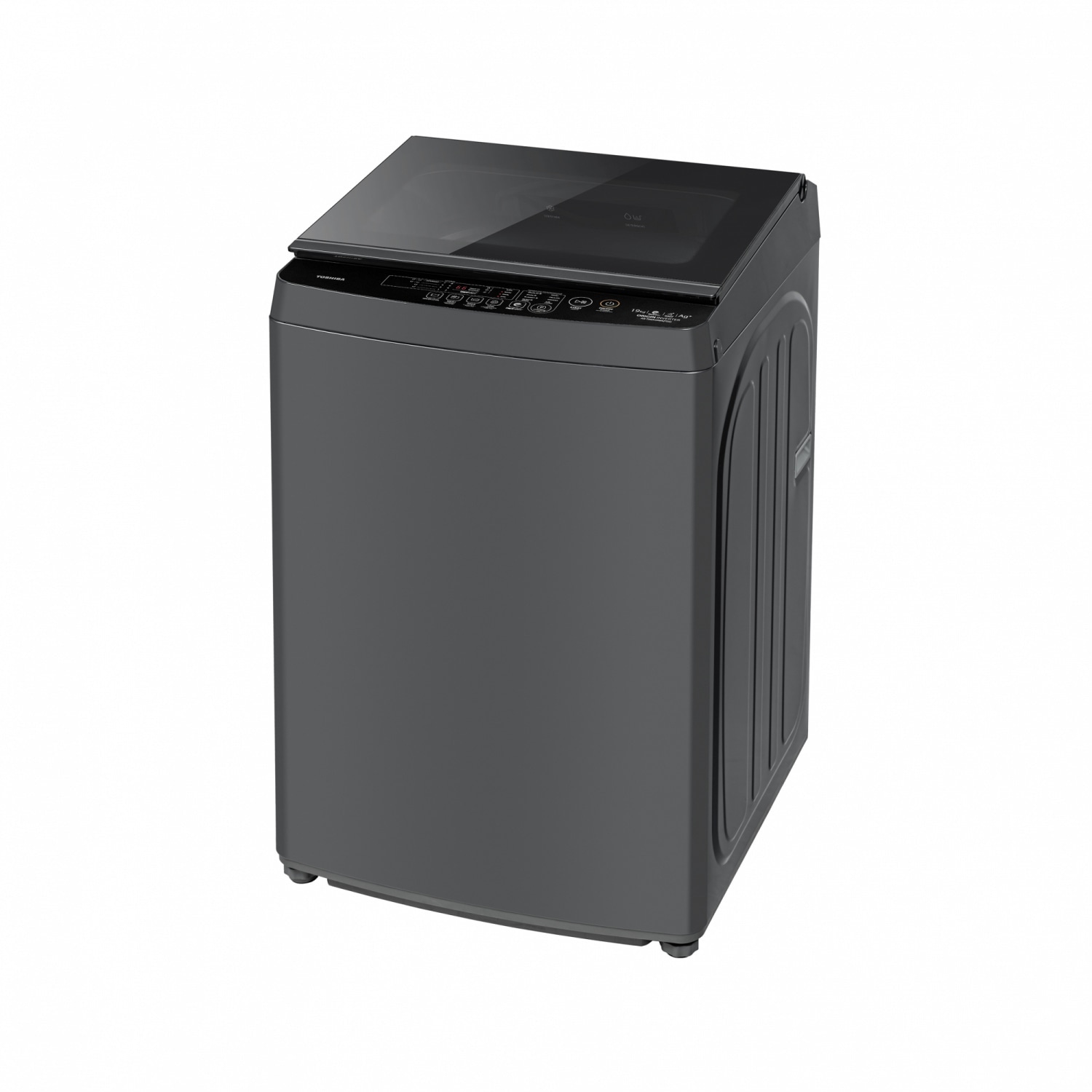 TOSHIBA เครื่องซักผ้าอัตโนมัติ 19 kg. AW-T06DU2000QT(SG) สีซิลเวอร์