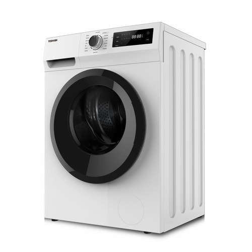 TOSHIBA เครื่องซักผ้าฝาหน้า 8.5 KG. TW-BH95S2T สีขาว