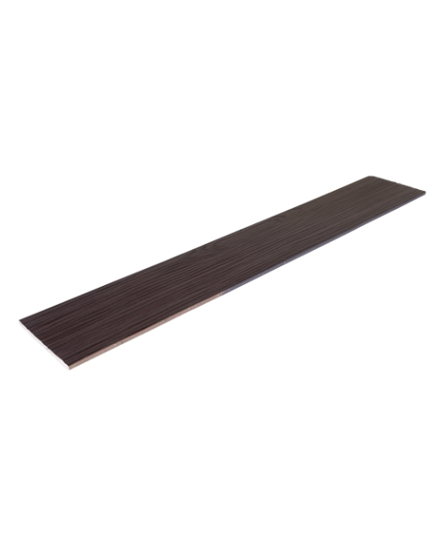 ตราเพชร ไม้ฝา ลายไม้ 0.8x15x300 ซม. สีมอคค่า