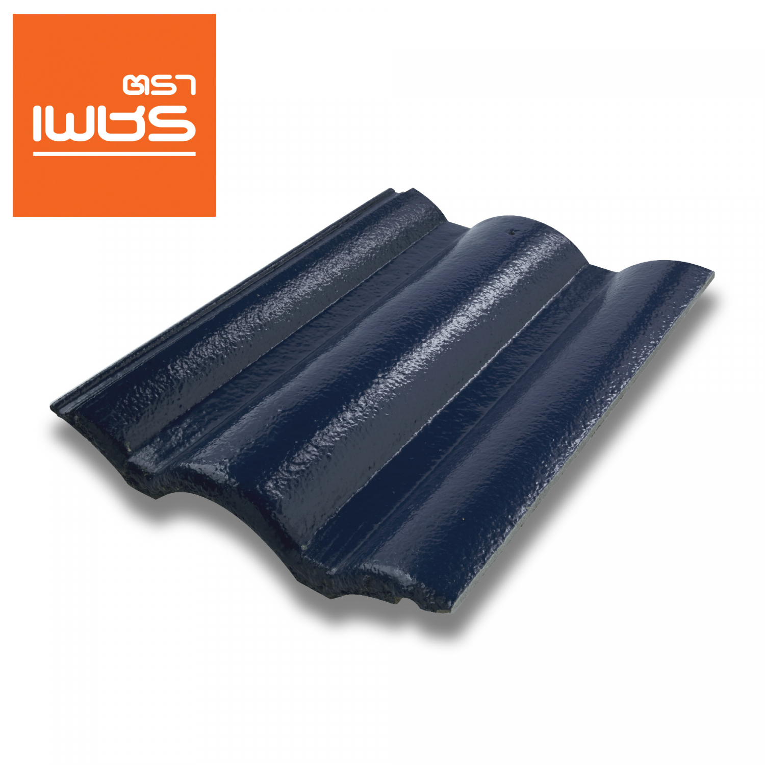 ตราเพชร กระเบื้องหลังคาคอนกรีต CTแกรนออนด้า สีฟ้ามหาสมุทร