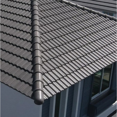 ตราเพชร กระเบื้องหลังคาคอนกรีต CTแกรนออนด้า สีเทาคาซ่า