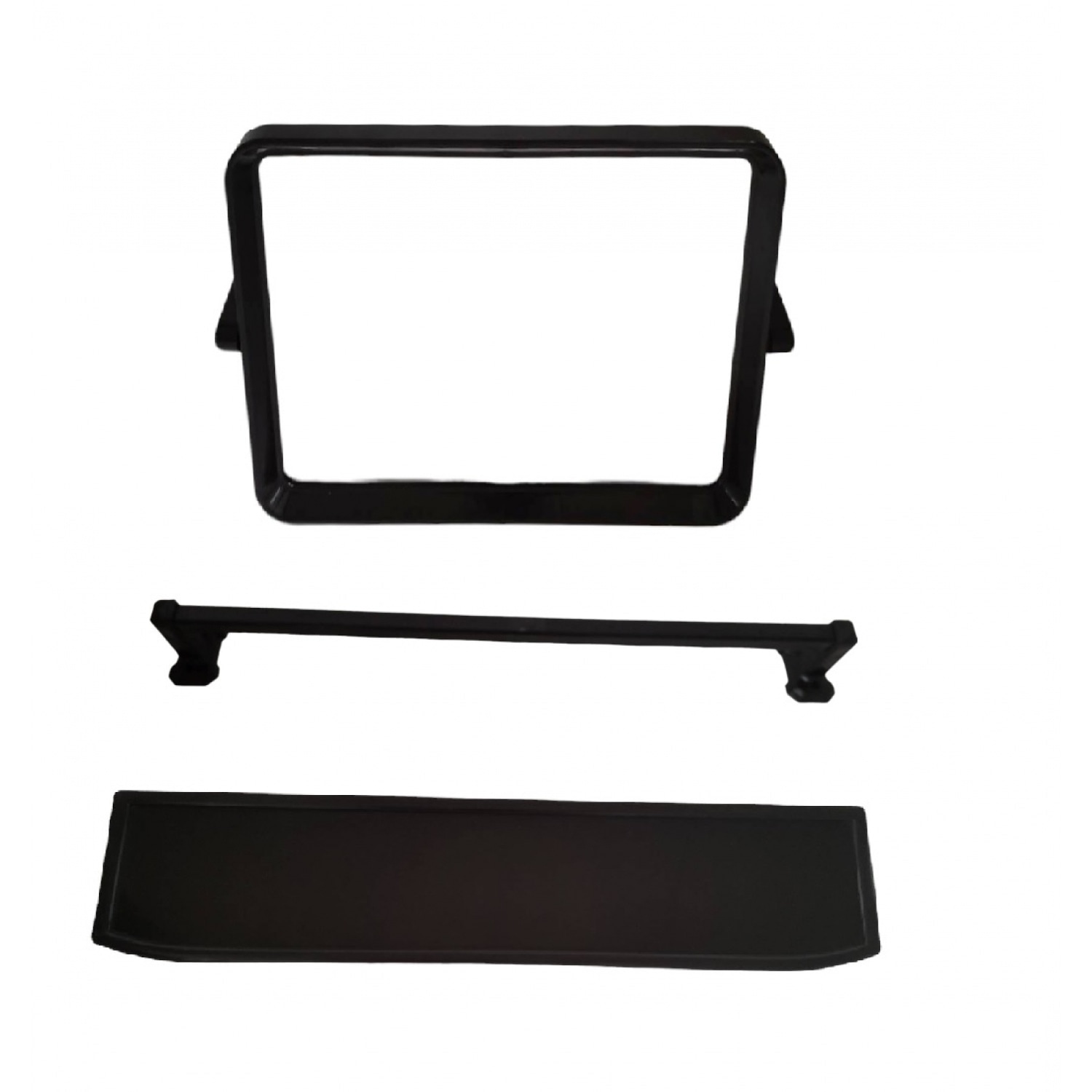 TIGER กระจกชุด 3 ชิ้น ทรงเหลี่ยม รุ่น EMS 01 สีดำ