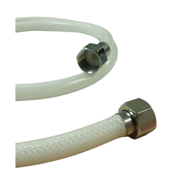 PIXO สายน้ำดีใยแก้วหัวน็อตทองเหลืองชุป รุ่น PVS 60 ขนาด 1/2x1/2x60 นิ้ว