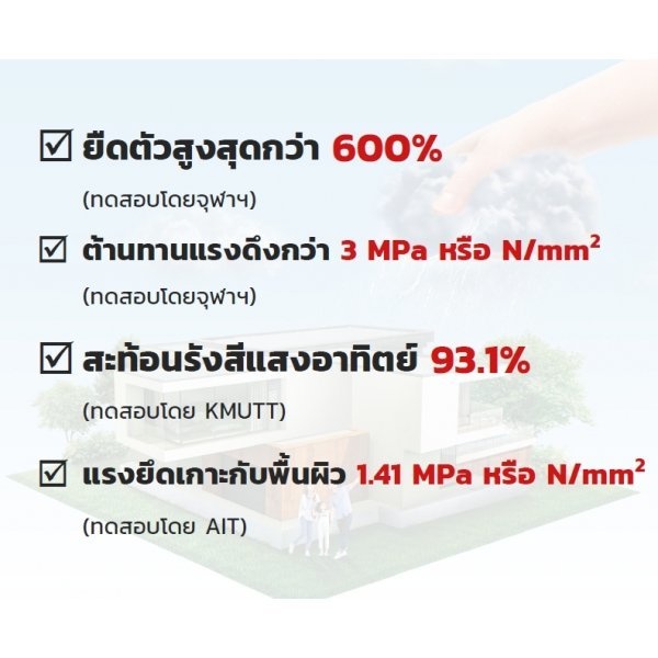 NIPPON PAINT ROOFSEAL อะคริลิกกันซึม ขนาด 20 กิโลกรัม สีเทา