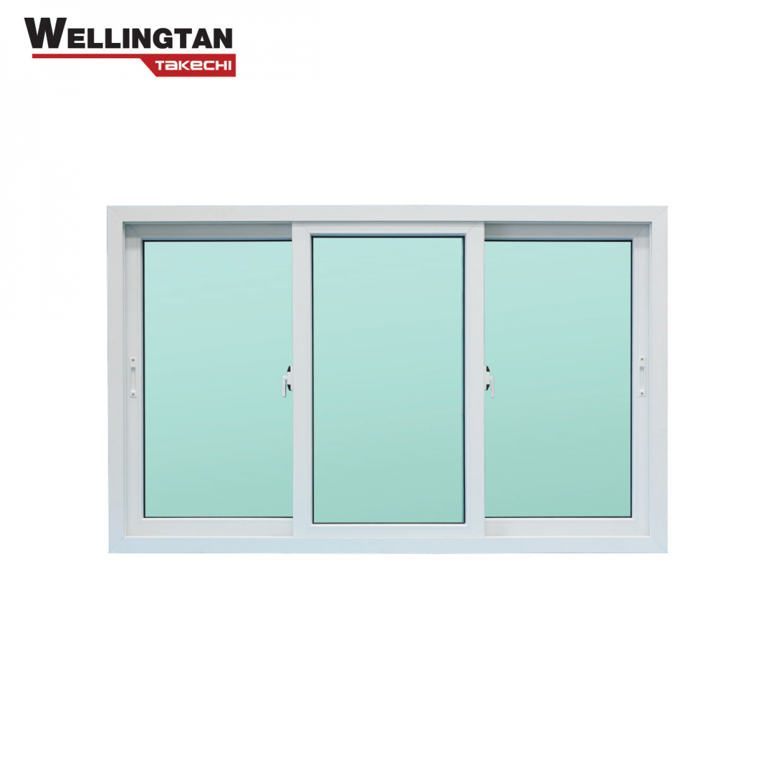 WELLINGTAN (TK) หน้าต่าง UPVC S-F-S มุ้ง TAKECHI PLUS 180x110 ซม.