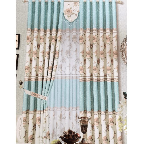 វាំងននទ្វារ 881-3 ពណ៌បៃតង (150x250cm.)