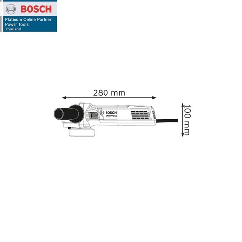 BOSCH เครื่องเจียร์ 4นิ้ว 900W ปรับรอบได้ รุ่น GWS900-100S