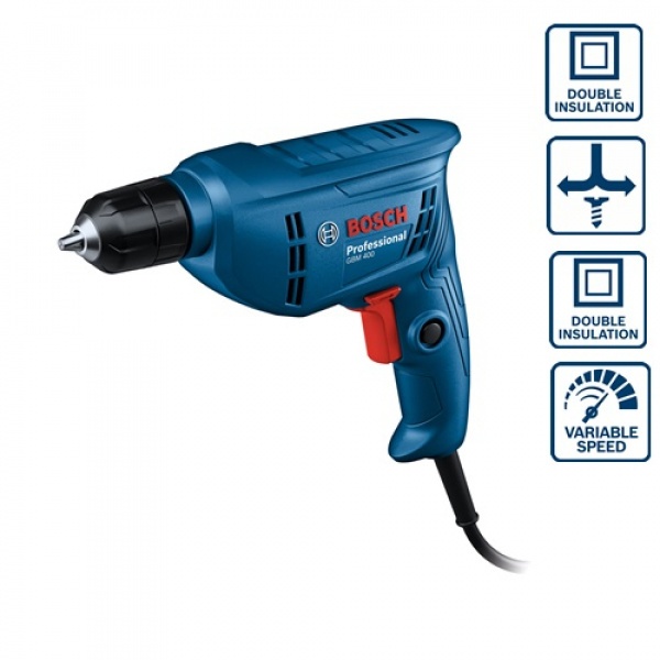 BOSCH สว่านไฟฟ้า 10มม. รุ่น GBM 400