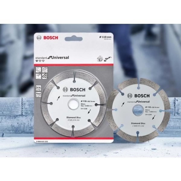 BOSCH ใบเพชร 4 นิ้ว ตัดคอนกรีต (110mm) รุ่น Shark Diamond #232