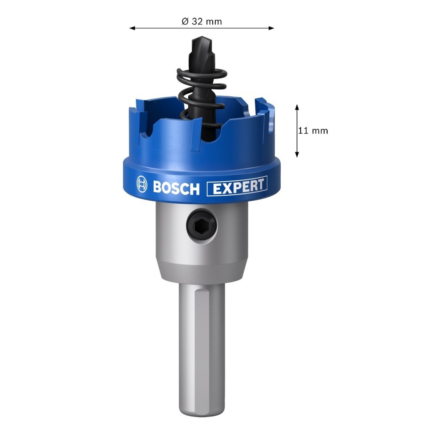 BOSCH โฮลซอว์ เจาะสเตนเลส/เหล็ก TCT ขนาด 32 mm. รุ่น Expert