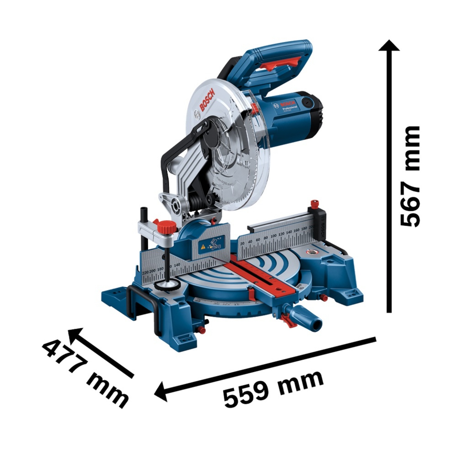 BOSCH แท่นตัดองศา 1750W รุ่น GCM 254