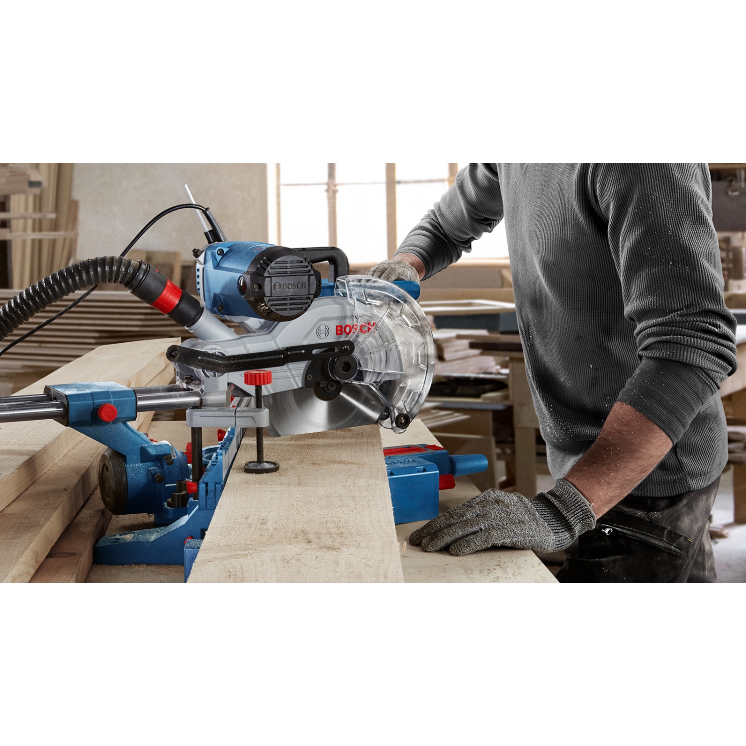 BOSCH แท่นตัดองศาสไลด์ รุ่น GCM 254 D