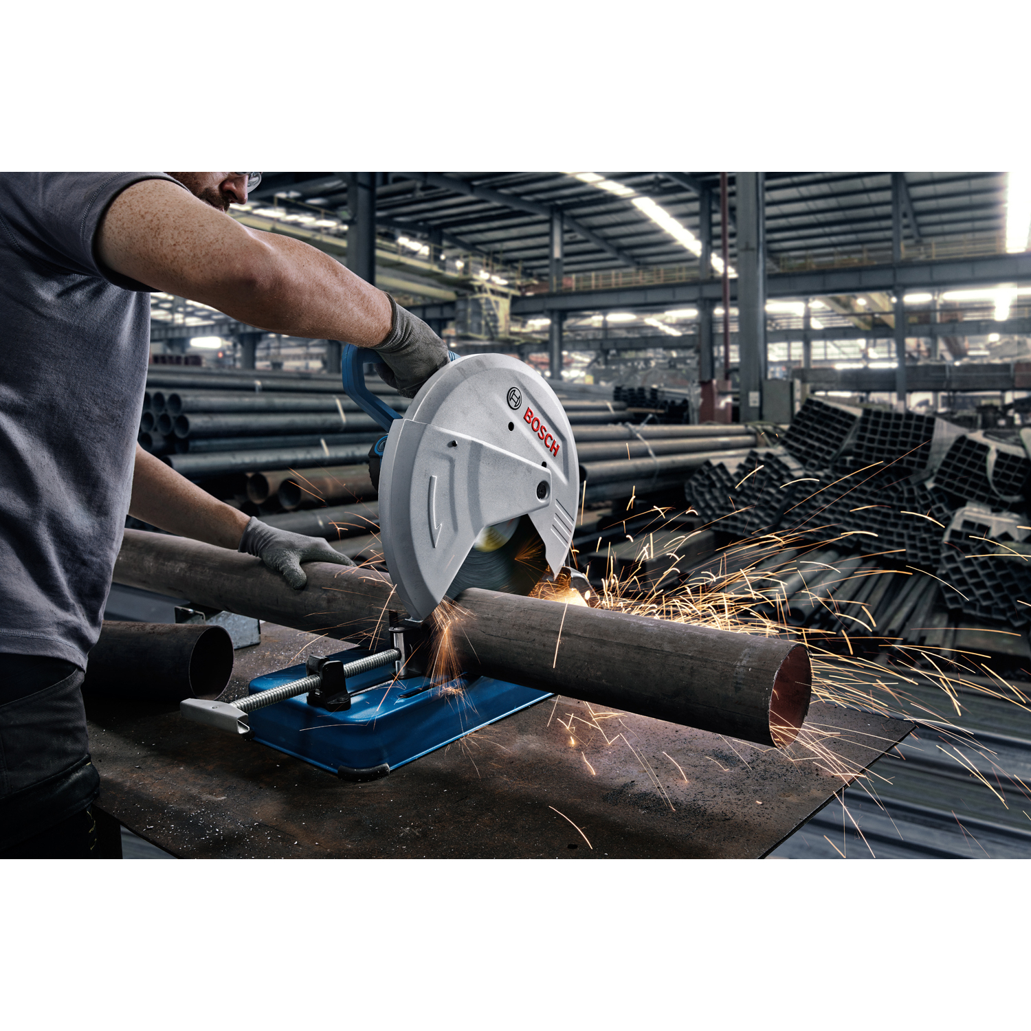 BOSCH แท่นตัดไฟเบอร์ 14นิ้ว 2300W รุ่น GCO230