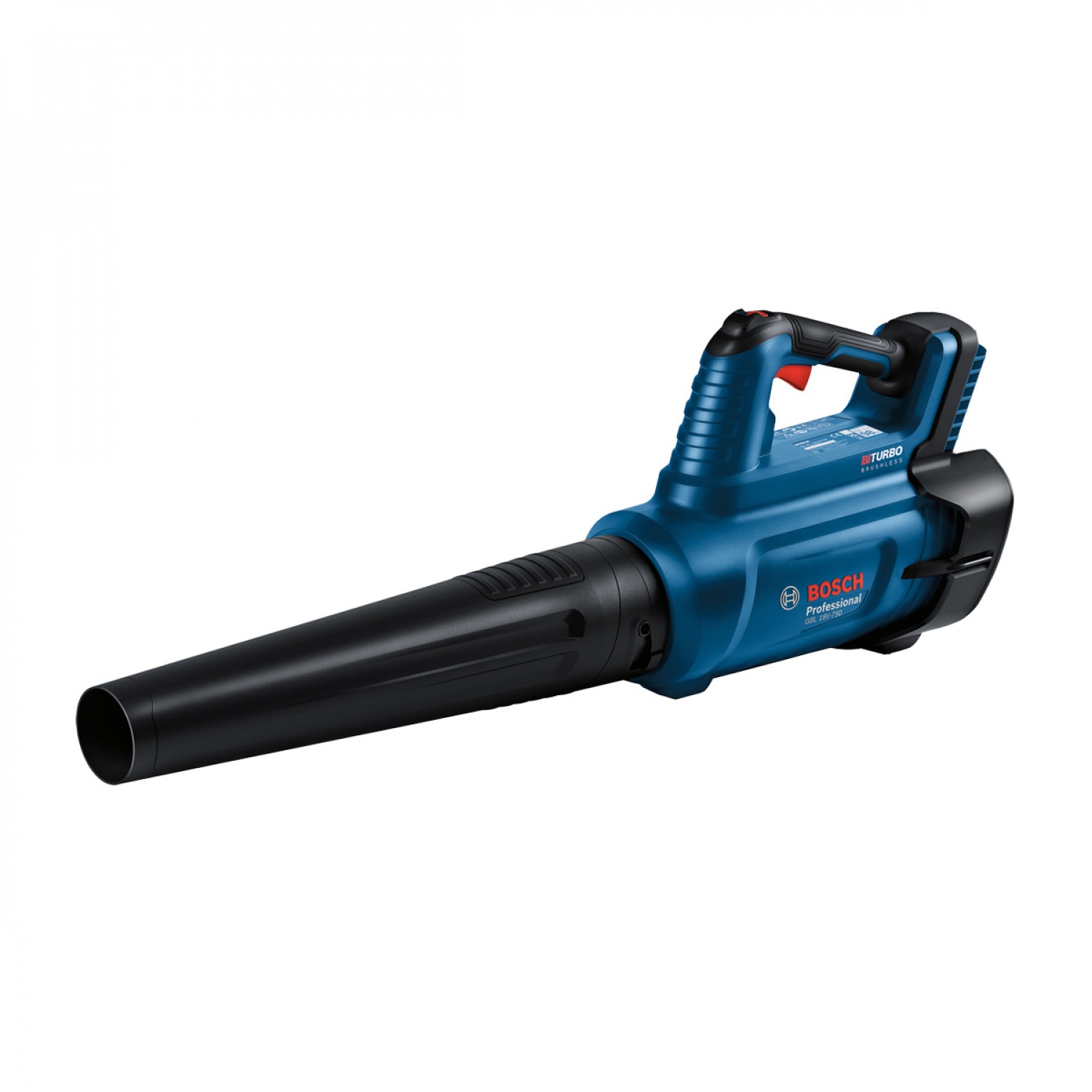 BOSCH เครื่องเป่าใบไม้ ไร้สาย 18V Bi-Turbo รุ่น GBL18V-750 (เฉพาะเครื่อง)