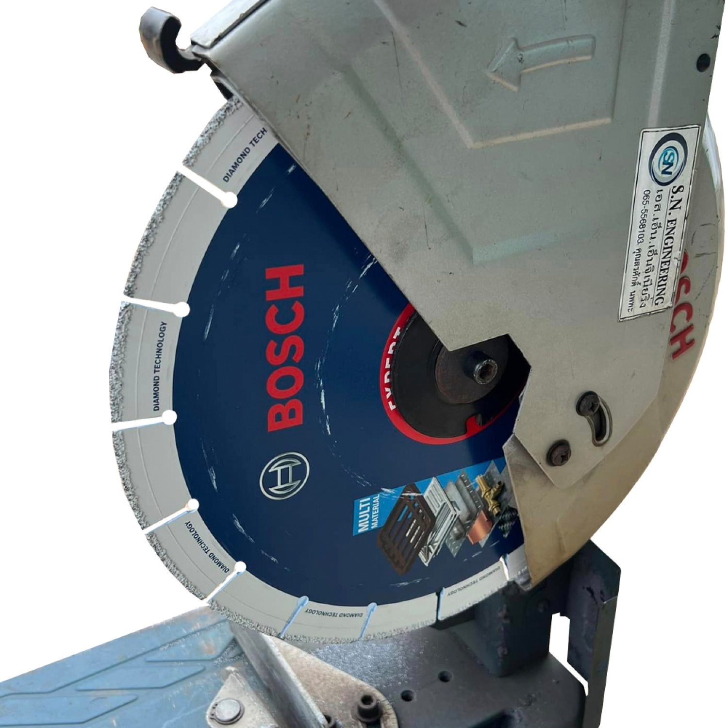 BOSCH ใบเพชรตัดเหล็ก #537 355x25.4mm. 14นิ้ว Expert