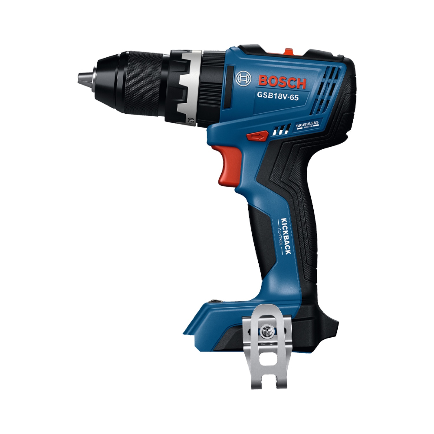 BOSCH สว่านกระแทกไร้สาย 18V Brushless รุ่น GSB18V-65 (เฉพาะเครื่อง)