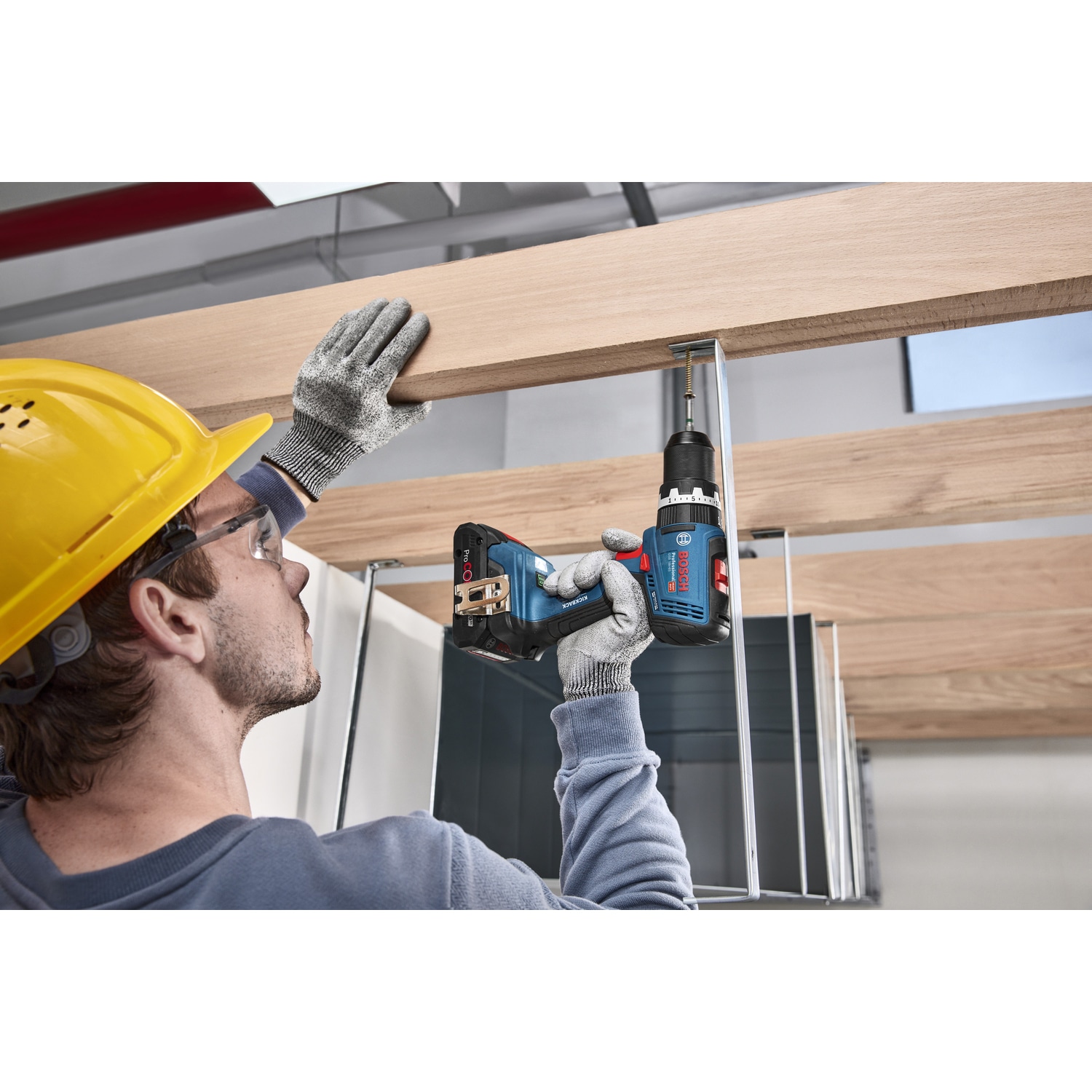 BOSCH สว่านกระแทกไร้สาย 18V Brushless รุ่น GSB18V-65 (เฉพาะเครื่อง)