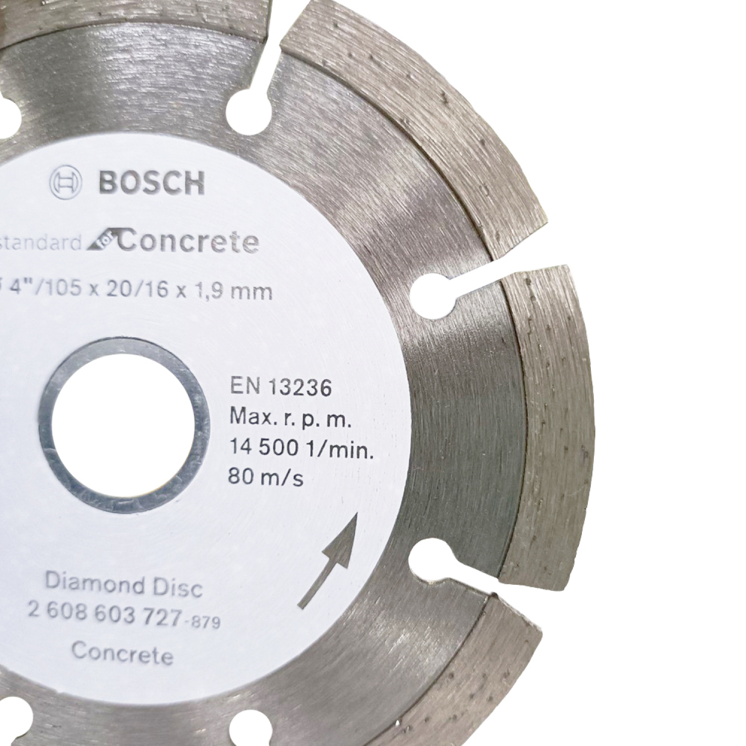 BOSCH ใบเพชรตัดคอนกรีต 4นิ้ว Standard #727